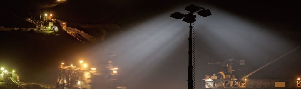 Lighting Tower in use